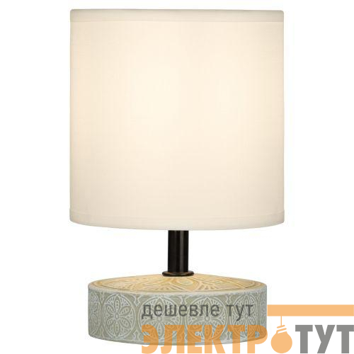 Лампа настольная Eleanor 7070-501 1хE14 40Вт керамика беж. бел. Rivoli Б0057269