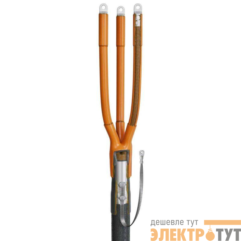 Муфта кабельная концевая 10кВ 3КВТп-10-150/240 (Б) (пайка) КВТ 88757