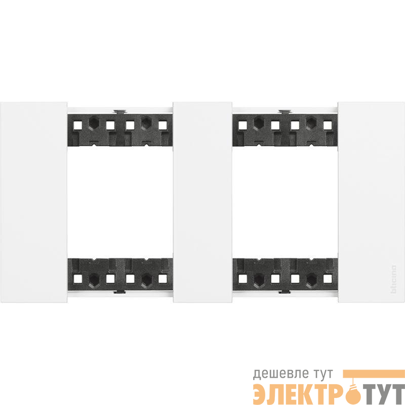 Рамка декоративная 2-м (2+2мод.) Living Now бел. Leg BTC KA4802M2KW