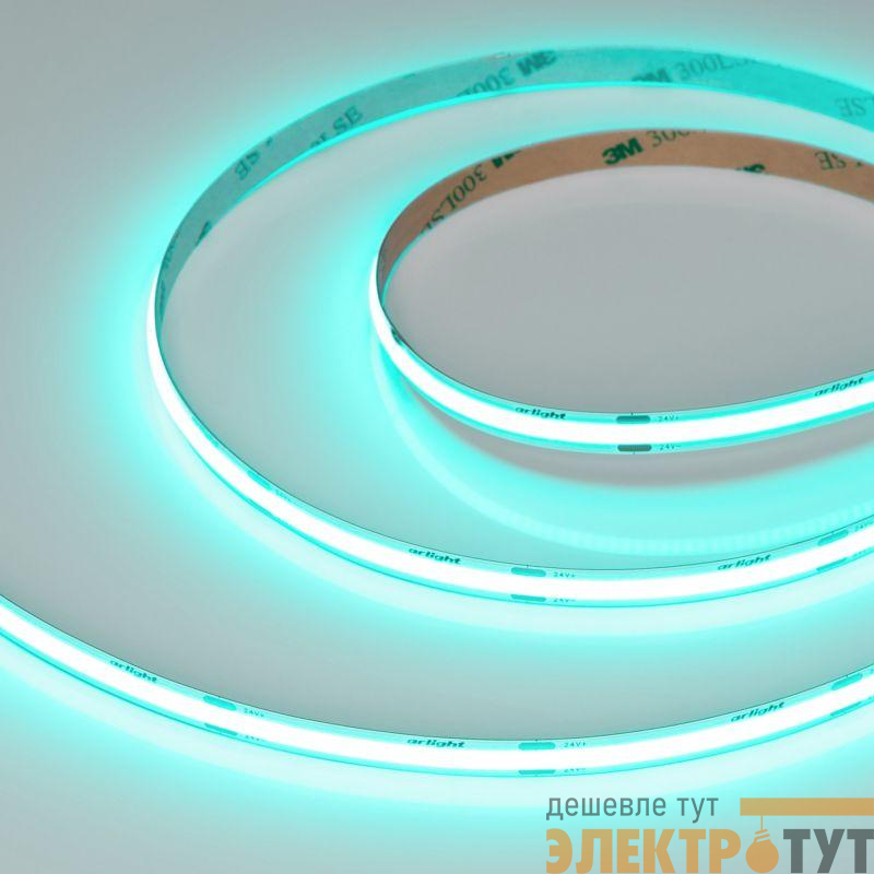 Лента светодиодная COB-X480-8mm 24V Emerald 8Вт/м IP20 (уп.5м) Arlight 047742