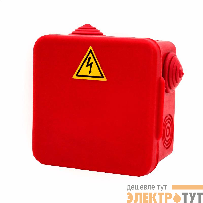 Коробка распределительная огнестойкая 100х100х50мм IP54 FIREFORT КРОПС-П1 FRJB-KM-P1-4-04-КРОПС-IP54 КРОПС-П1 для кабелей до 4кв.мм 4 клеммы КМ KR0013