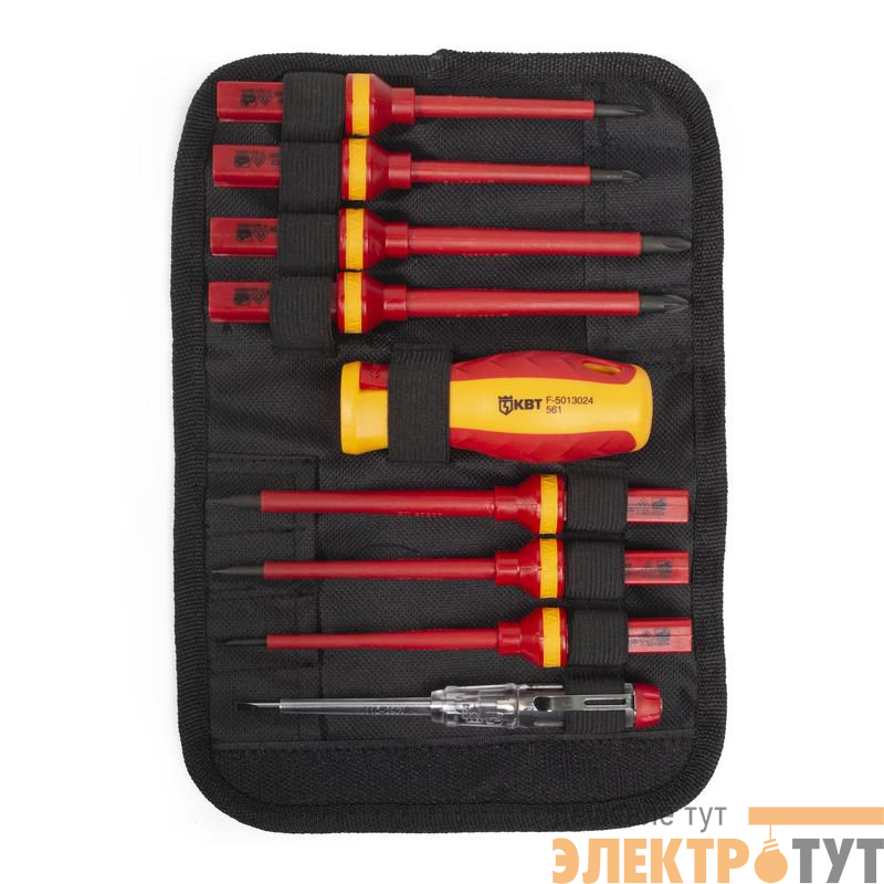 Набор диэлектрических отверток "Профи" НИО-4408 КВТ 78616