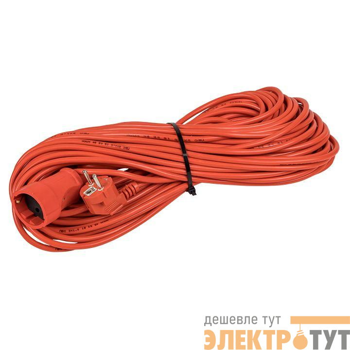 Удлинитель 1х30м с заземл. 16А "Зевс 2.0" 3.5кВт ПВС 3х1 PROxima EKF USB02-16-310-1-30