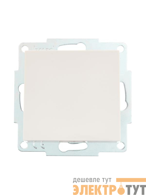 Выключатель 1-кл. СП Vesna механизм жемчуж./бел. перламутр. LEZARD 742-3088-100