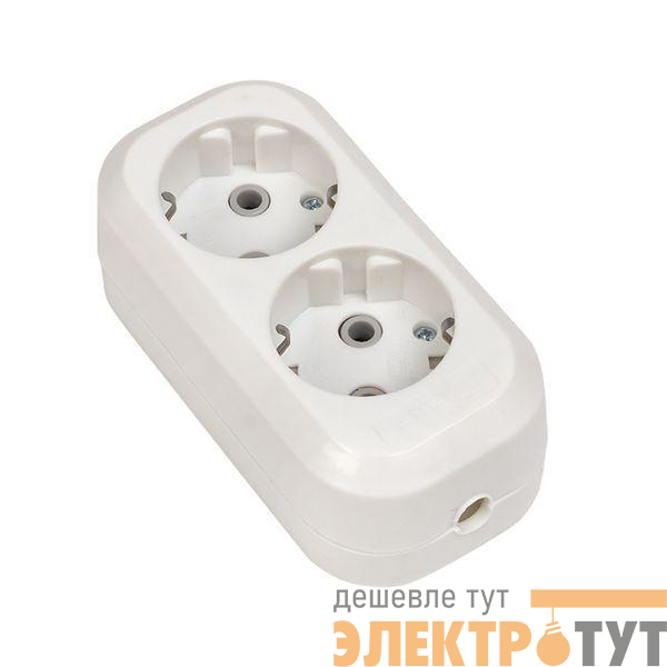 Колодка удлинителя 2-м с заземл. 16А Эксперт 3.5кВт EKF AKB16-2