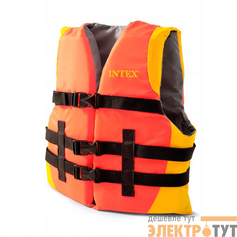 Жилет для плавания с пенопл. встав. 23-41кг обх. гр. (69680EU) INTEX 6941057417240