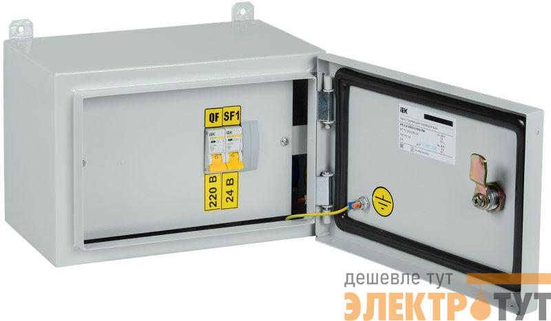 Ящик с понижающим трансформатором ЯТП 0.25 230/24В (2 авт. выкл.) УХЛ2 IP54 IEK MTT12-024-0251-54