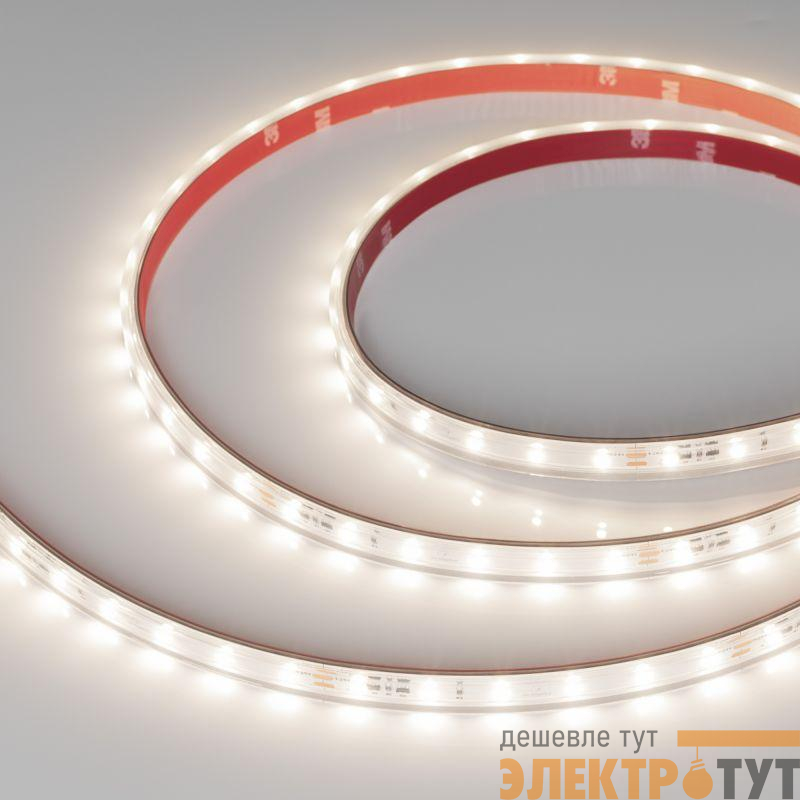 Лента светодиодная IC-PS-A60-10мм 24V Day 4000К 4.8Вт/м IP67 2835 стабилизированная герметичная (уп.10м) Arlight 050655