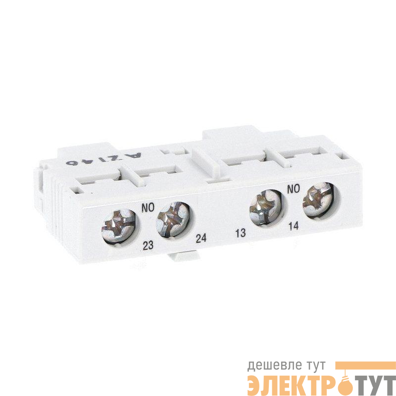 Блок контактов поперечный вспомогательный OptiStart MP-HQ20-T2 КЭАЗ 340186