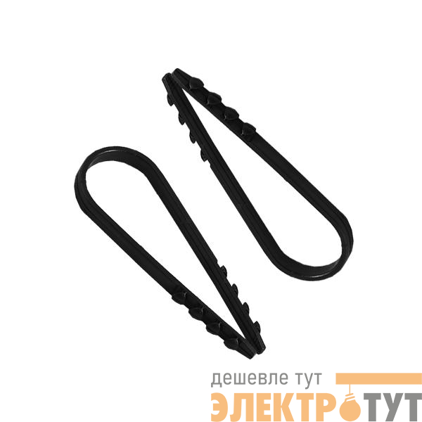 Дюбель-хомут для круглого кабеля 11-18мм черн. (уп.100шт) TOKOV ELECTRIC TKE-DH-11-18-C05