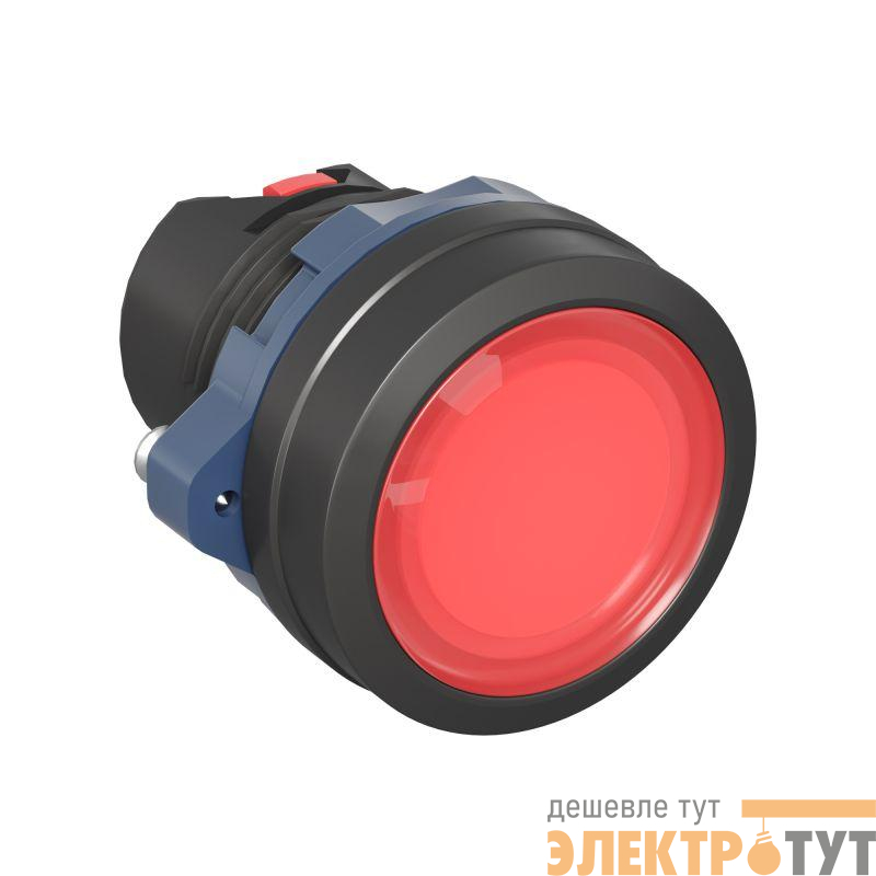 Головка кнопки плоская прозрачная с фиксацией красн. DKC M22P-FLLRP