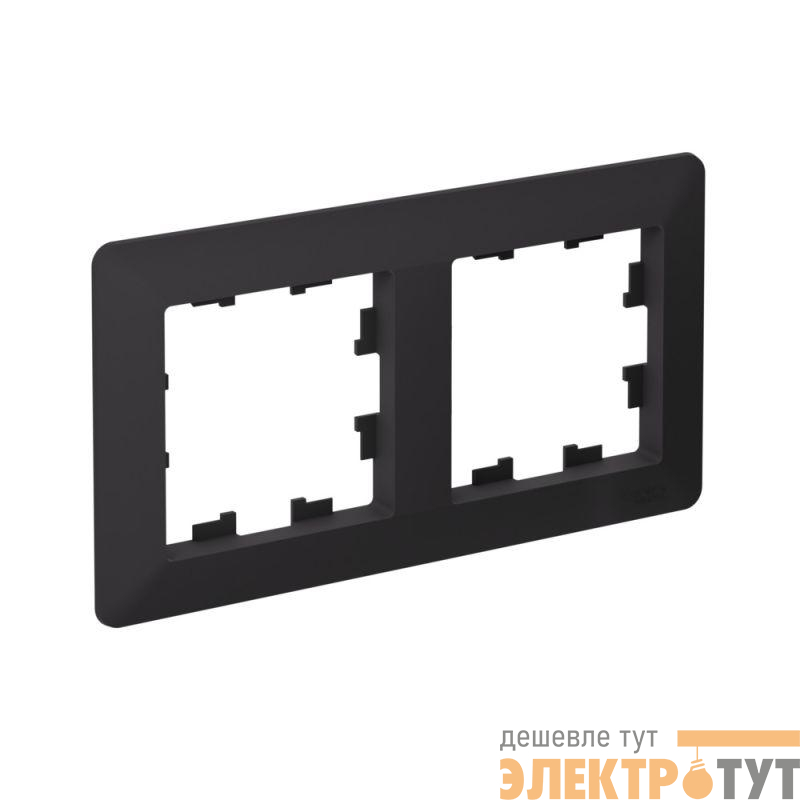 Рамка 2-м AtlasDesign Air карбон/дым. черн. SE ATN221002
