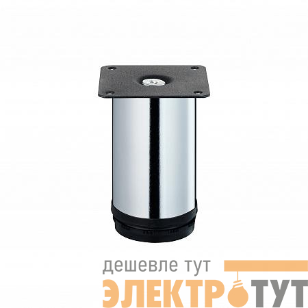 Ножка круглая регулируемая d50х100мм метал. хром Tech-Krep/Zitar 151290