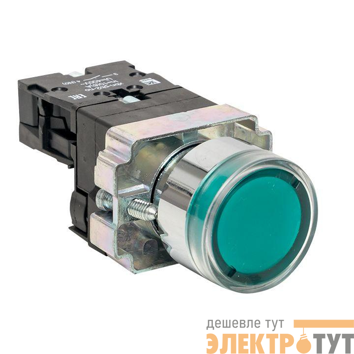 Кнопка BA31 с подсветкой 230В зел. NO PROxima EKF xb2-bw31-230