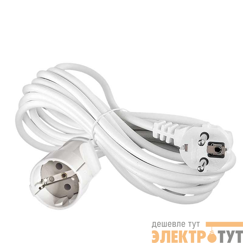 Удлинитель-шнур 5м с заземл. УШ-16А шнур ПВС 3х1.5 Universal 1738