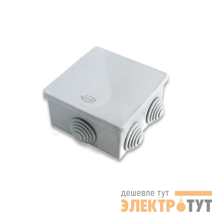 Коробка распределительная ОП 80х80х40мм IP54 сер. ГУСИ С3В86 Евро
