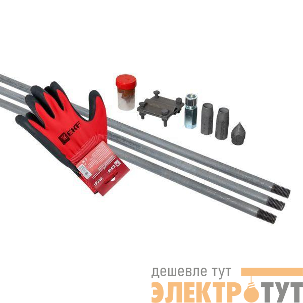 Комплект заземления верт. d16 дл.4.5м(3х1.5м) HZ PROxima EKF gc-21450