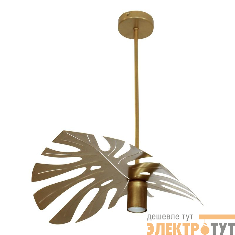 Светильник "Монстера" 111 НПБ 01-60-110 Е27 (ИМ) потолочный зол. Элетех 1005405204