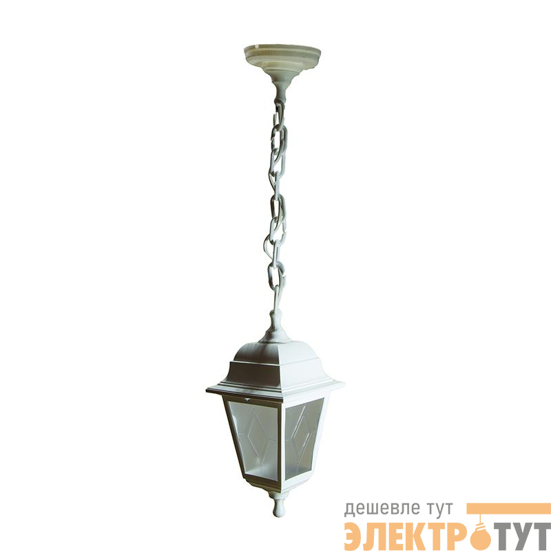 Светильник UUL-A01H 60W/E27 IP44 WHITE уличный под лампу Е27 архитектурный подвесной корпус бел. Uniel UL-00009492