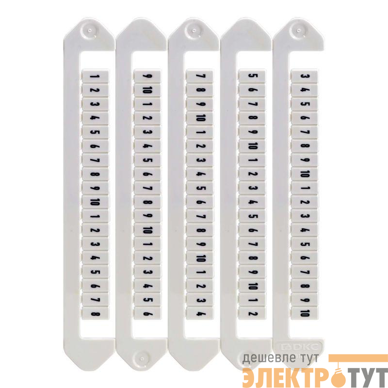 Маркировка для клемм ширина 5мм от 21 до 30 горизонтальная ориентация DKC NUTB-5-21-30H