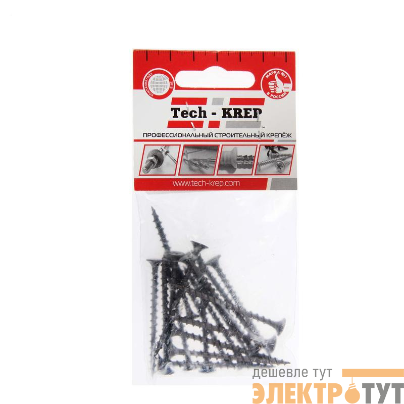 Саморез гипсокартон-дерево 3.8х51 (пакет) (уп.18шт) Zitar 102374