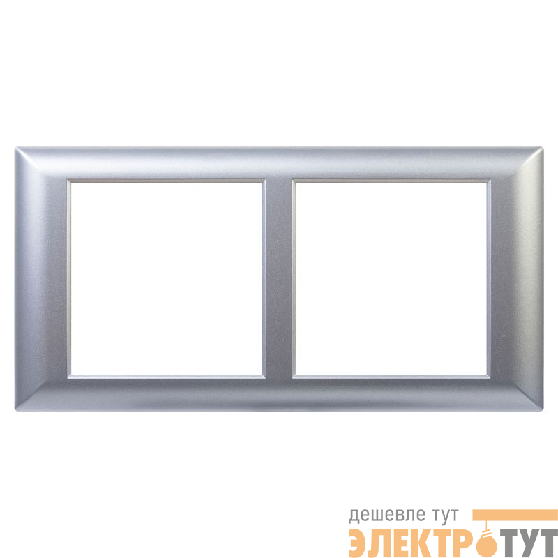 Рамка-суппорт 4мод. Avanti для "In-liner Front" серебр. металлик DKC 4404914