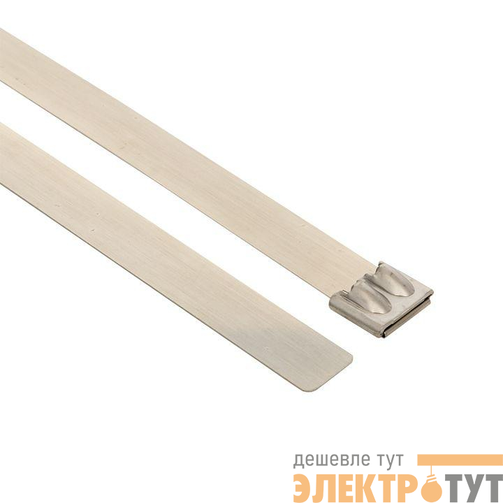 Хомут AISI 304 12х360 нерж. сталь FlexLock (уп.100шт) PROxima EKF plc-fl-tss-304-12x360