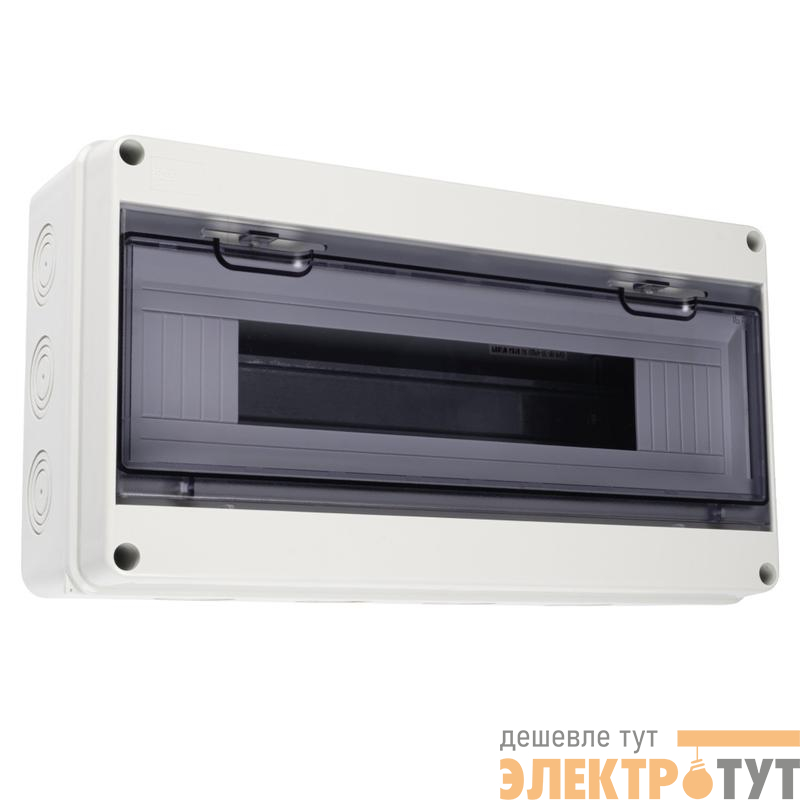 Бокс модульный накладной PDB/W 4018 GR (ЩРН-ПГ-18) IP65 пластик. Pro JazzWay 5072121