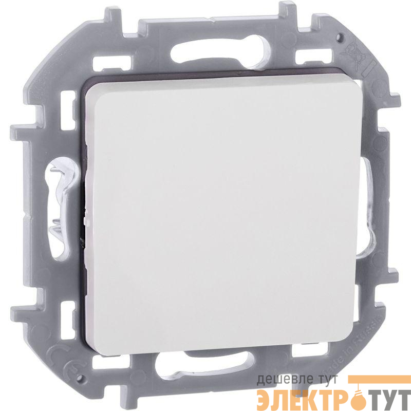 Переключатель 1-кл. Inspiria 10А IP20 250В 10AX механизм бел. IEK 673650