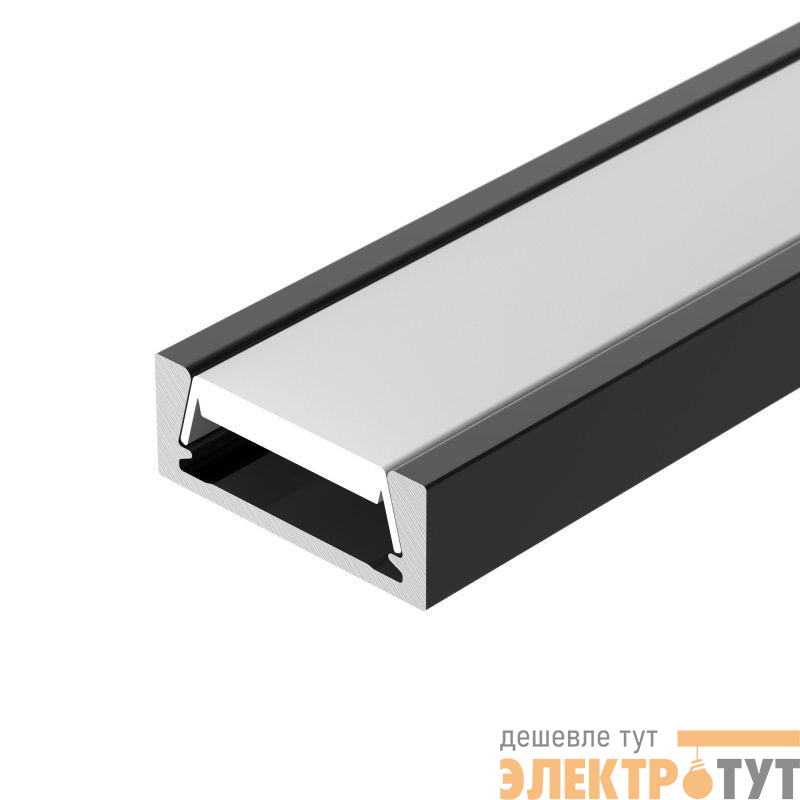 Профиль MIC-M-2000 ANOD BLACK L2000 алюм. Arlight 044540