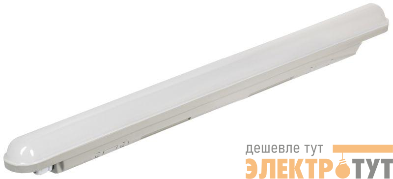 Светильник ДСП 1305 18Вт 6500К IP65 600мм сер. пластик IEK LDSP0-1305-18-6500-K01