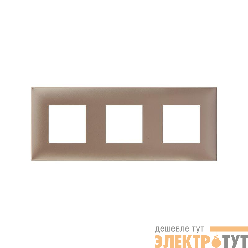Рамка 3-м 6мод. Avanti "Кремовый жемчуг" DKC 4425906