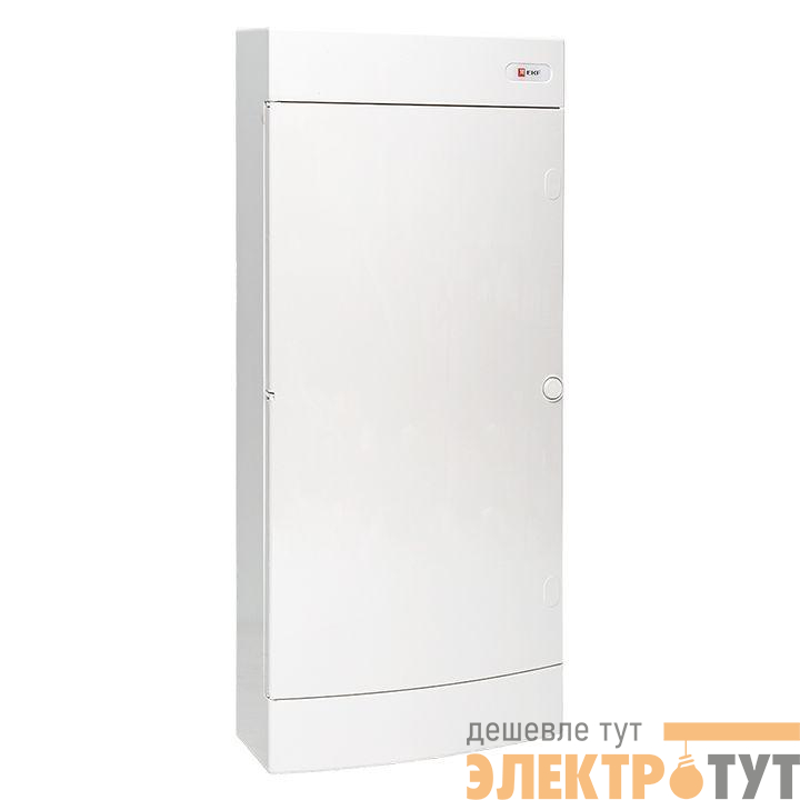 Щит распределительный навесной Unix 4х12мод. IP41 бел. дверь PROxima EKF ux-4x12-nw