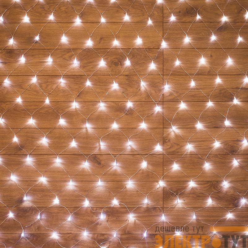 Гирлянда "Сеть" с контроллером 1.8х1.5м 180LED тепло-бел. прозр. провод 15Вт 220В IP20 NEON-NIGHT 215-135 изображение