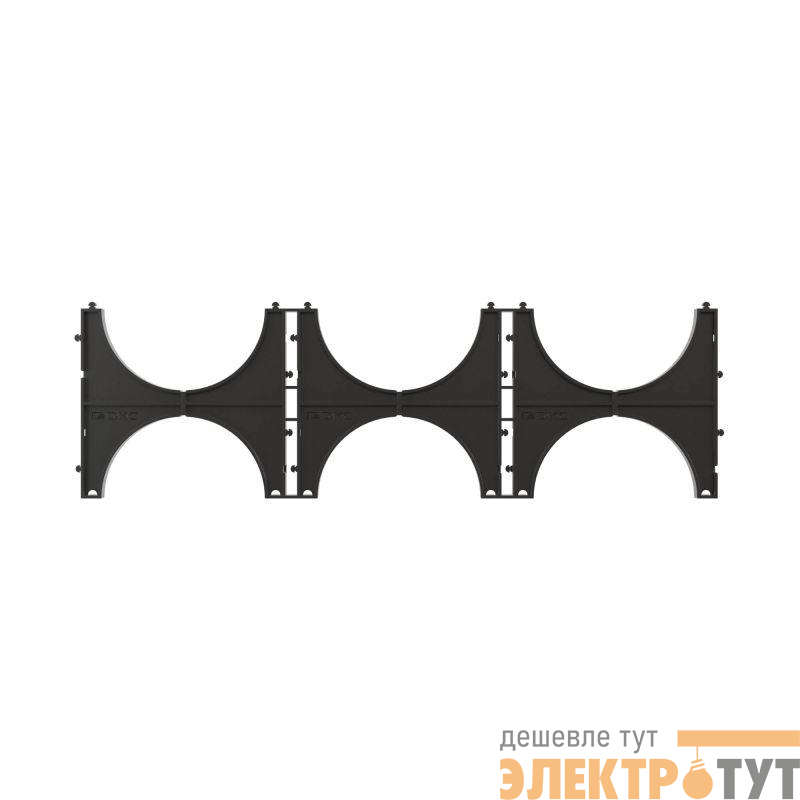 Кластер тройной для двустен. труб d110мм DKC 025113
