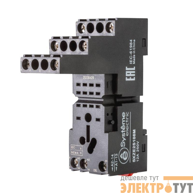 Розетка для реле 2СО 12А separate SE SXZE2S108M
