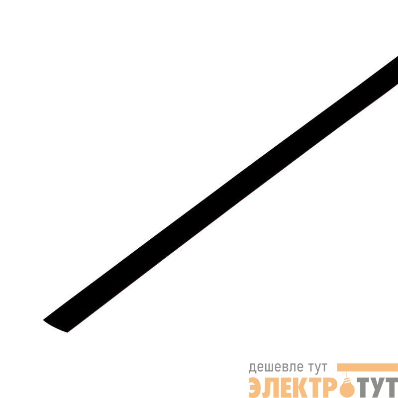 Трубка термоусадочная ТУТ нг 3.5/1.75 черн. 1м Rexant 20-3506