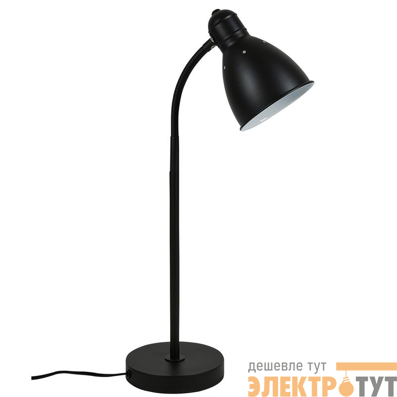 Светильник настольный UML-B701 E27 BLACK 60Вт цоколь Е27 механический выкл черн. ТМ Uniel UL-00010155