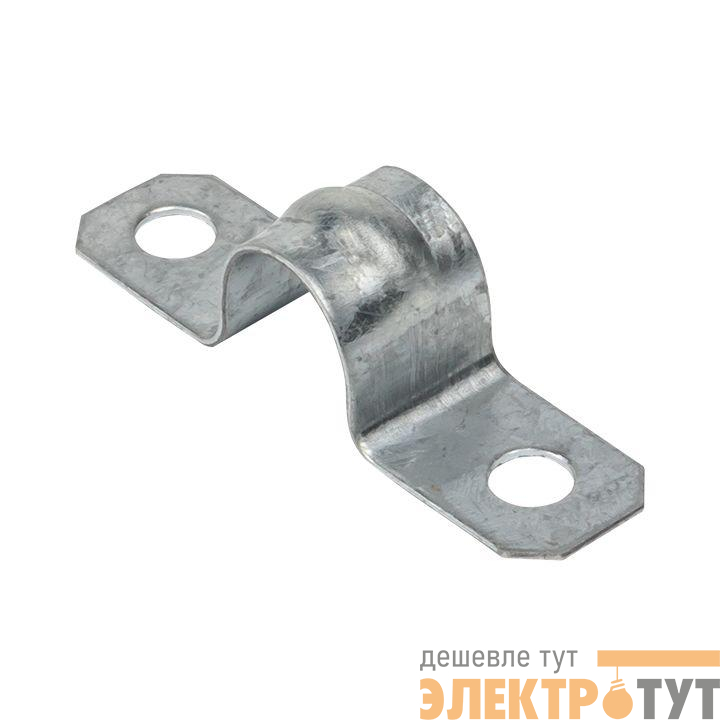 Скоба крепежная двухлапковая d12-13мм метал. EKF sm-2-12-13