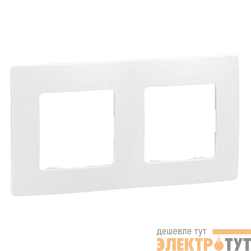 Рамка 2-м Etika бел. IEK 672502