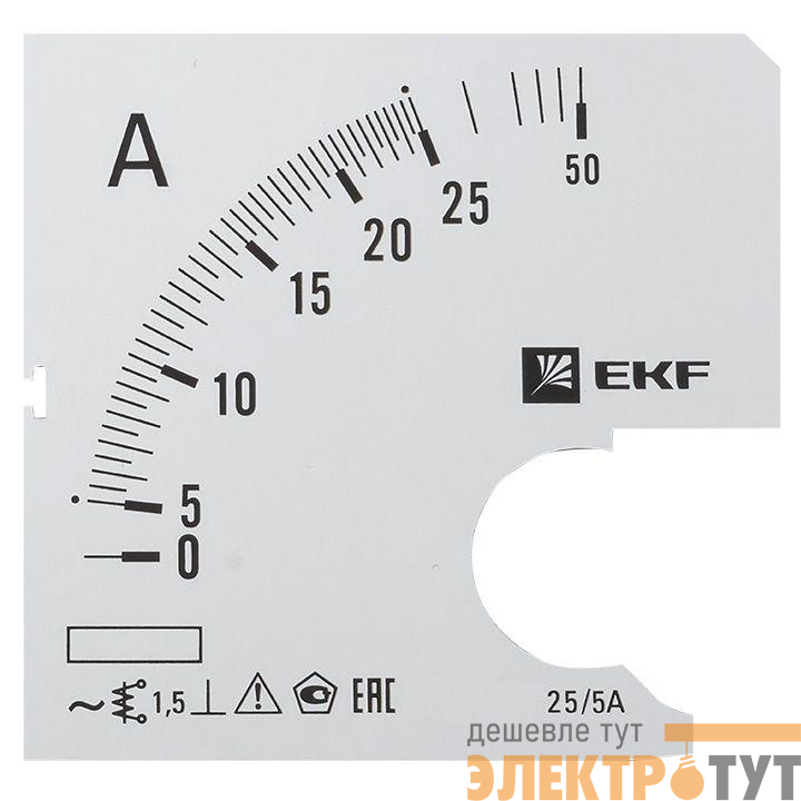 Шкала сменная для A721 25/5А-1.5 PROxima EKF s-a721-25