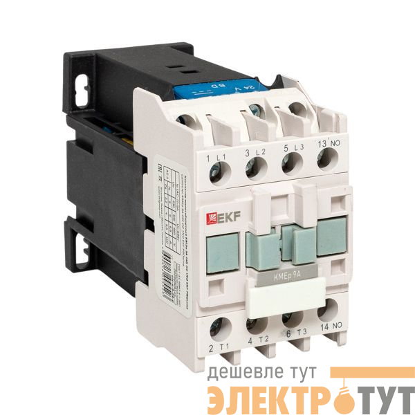 Контактор КМЭп-1 9А кат. 24В DC 1НО EKF ctr-s-9-24-p