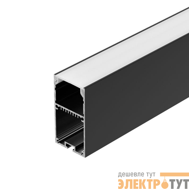Профиль LINE-S-3667-3000 BLACK L3000 алюм. Arlight 042903