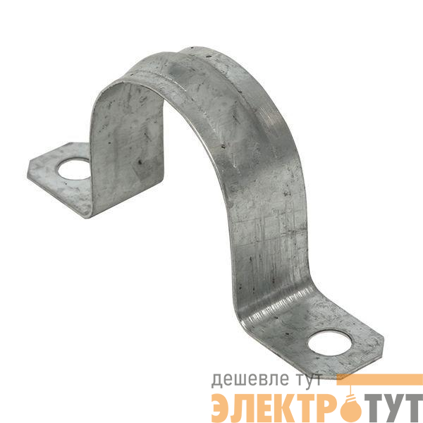 Скоба крепежная двухлапковая d31-32мм метал. (уп.10шт) PROxima EKF sm-2-31-32-r