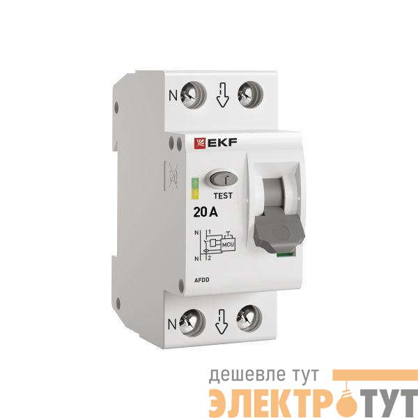 Устройство защиты от дугового пробоя (УЗДП) 1P+N 20А PROxima EKF afdd-2-20-pro