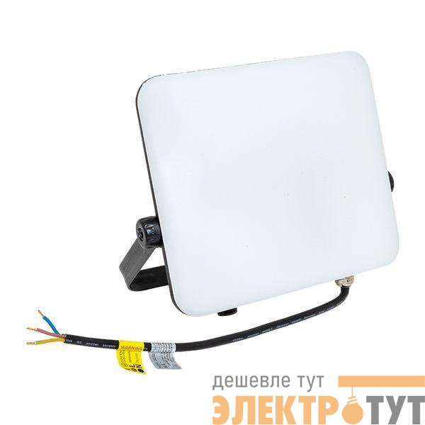 Прожектор светодиодный СДО-4005 100Вт 4000К IP65 с равномерной засветкой LUMA EKF FLL-4005-100-4000