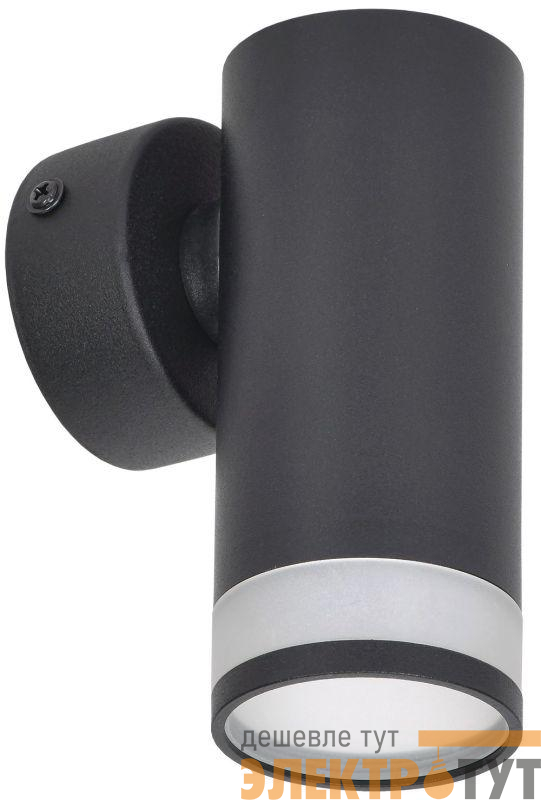 Светильник 4008 настенный под лампу GU10 черн. IEK LT-UBB0-4008-GU10-1-K02