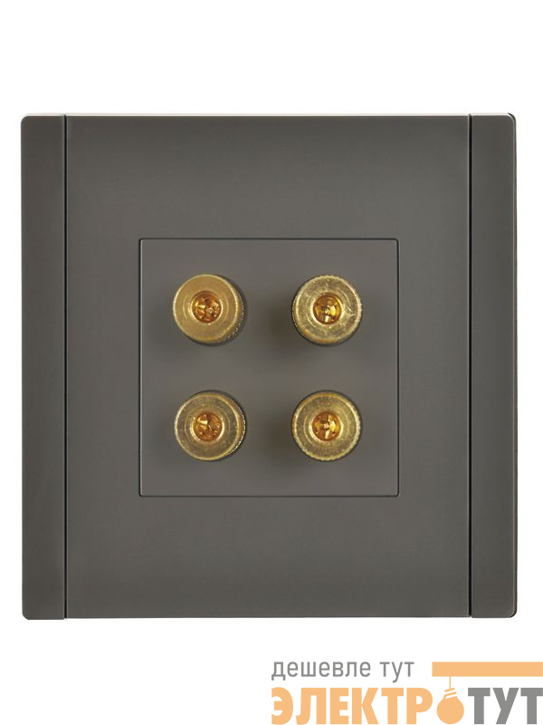 Аудиорозетка 4-м FORTE&PIANO FP339 сер. IEK FP-S40-K03