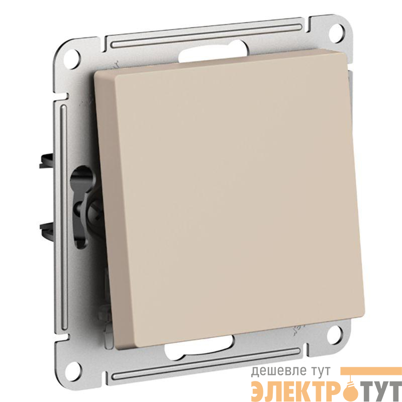 Выключатель AtlasDesign (сх. 1) 10AX с самовозвратом механизм песочн. SE ATN001215
