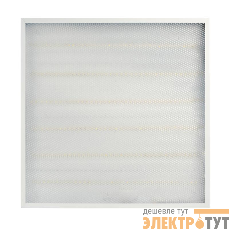 Светильник светодиодный PPL PRO-3 595/U PRISMA 36Вт 6500К IP40 595х595х35 ДВО/ДПО универс. рассеив. V2 негорюч. с драйвером панель Pro+ JazzWay 5019829A